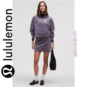 LULULEMON ATHLETICA Scuba High-Rise Mini Skirt Velvet Nightfall M NWT LL-227